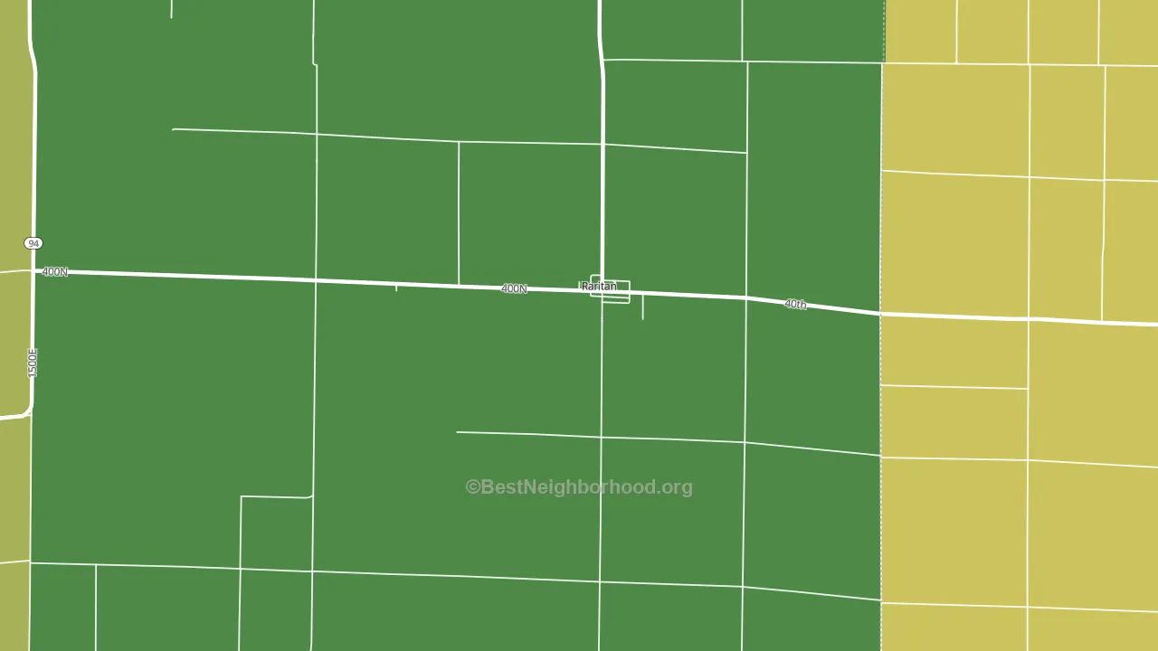 61471, IL block-group voter-turnout map