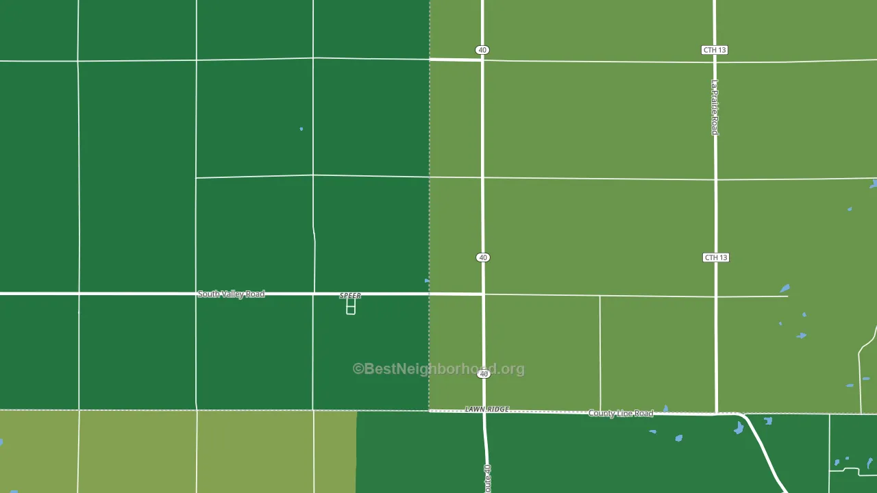 61479, IL block-group voter-turnout map