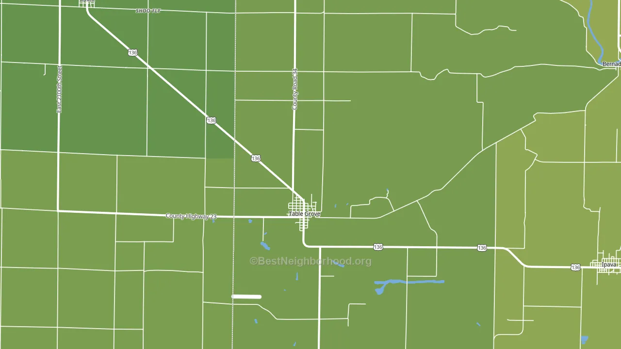 61482, IL block-group voter-turnout map