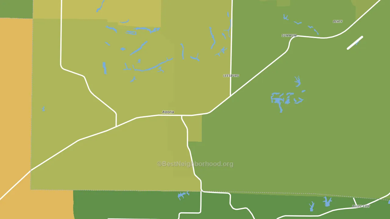 61501, IL block-group voter-turnout map