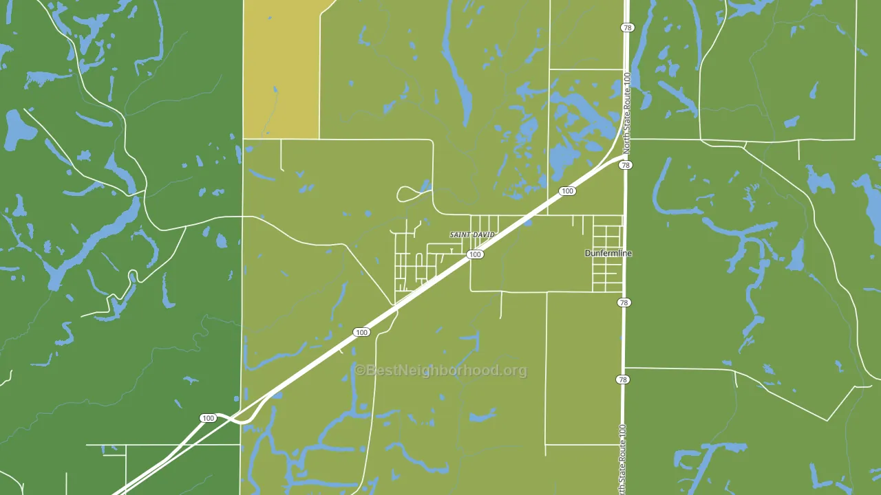 61563, IL block-group voter-turnout map