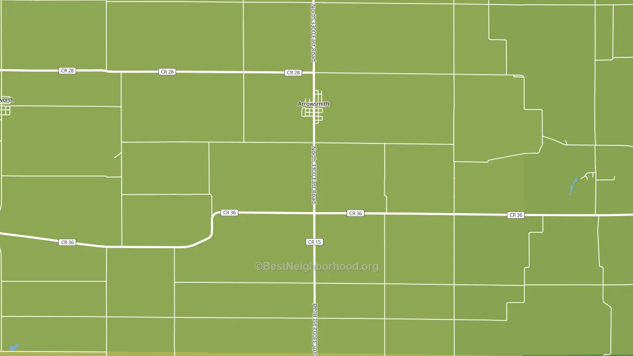 61722, IL block-group voter-turnout map