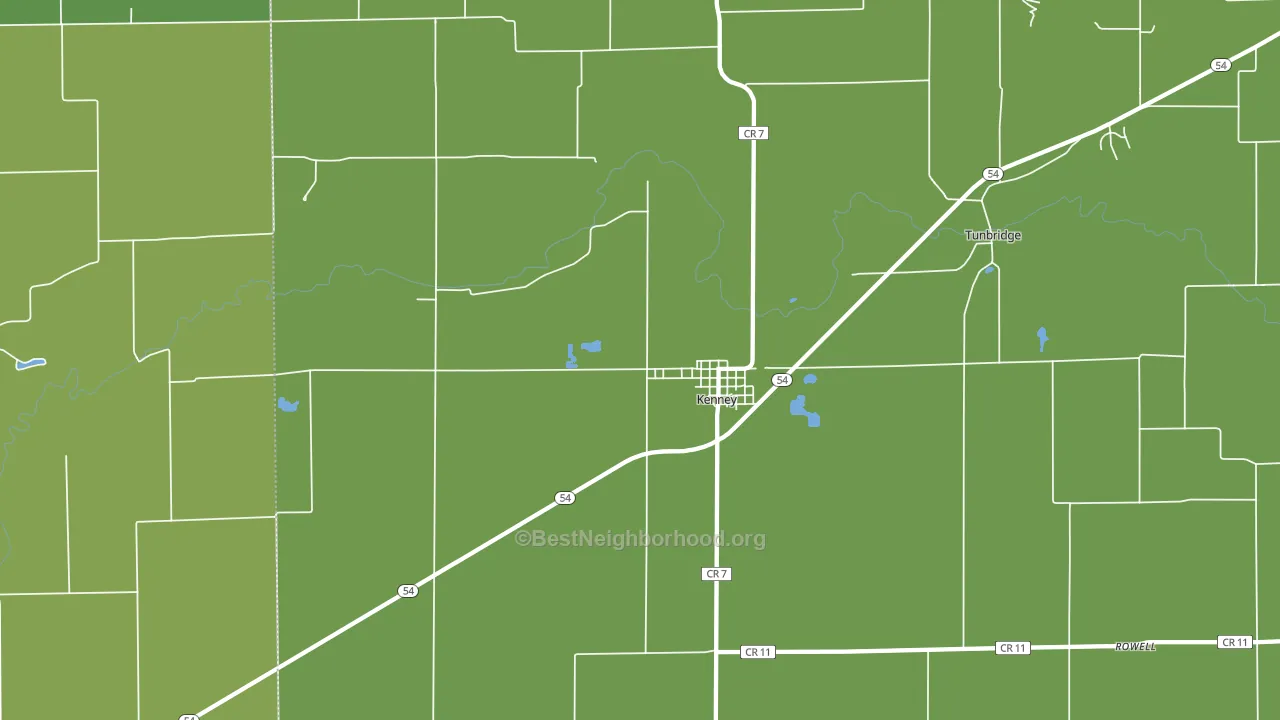 61749, IL block-group voter-turnout map