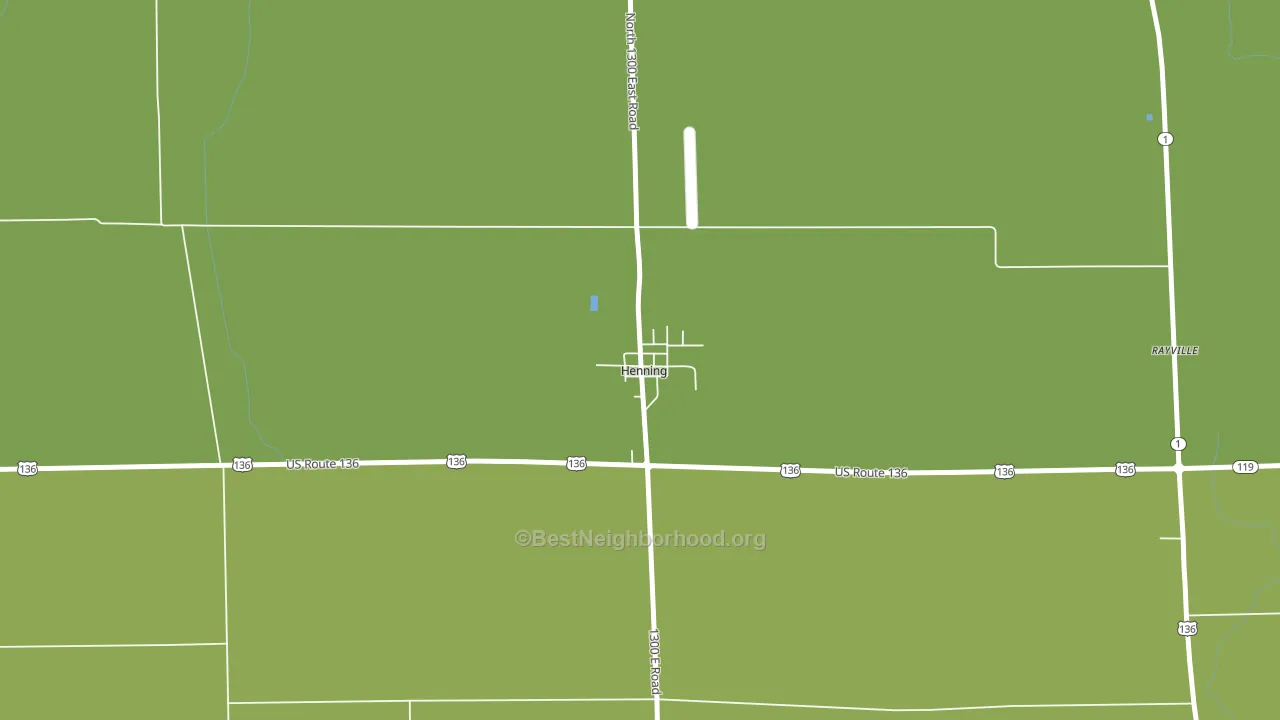 61848, IL block-group voter-turnout map