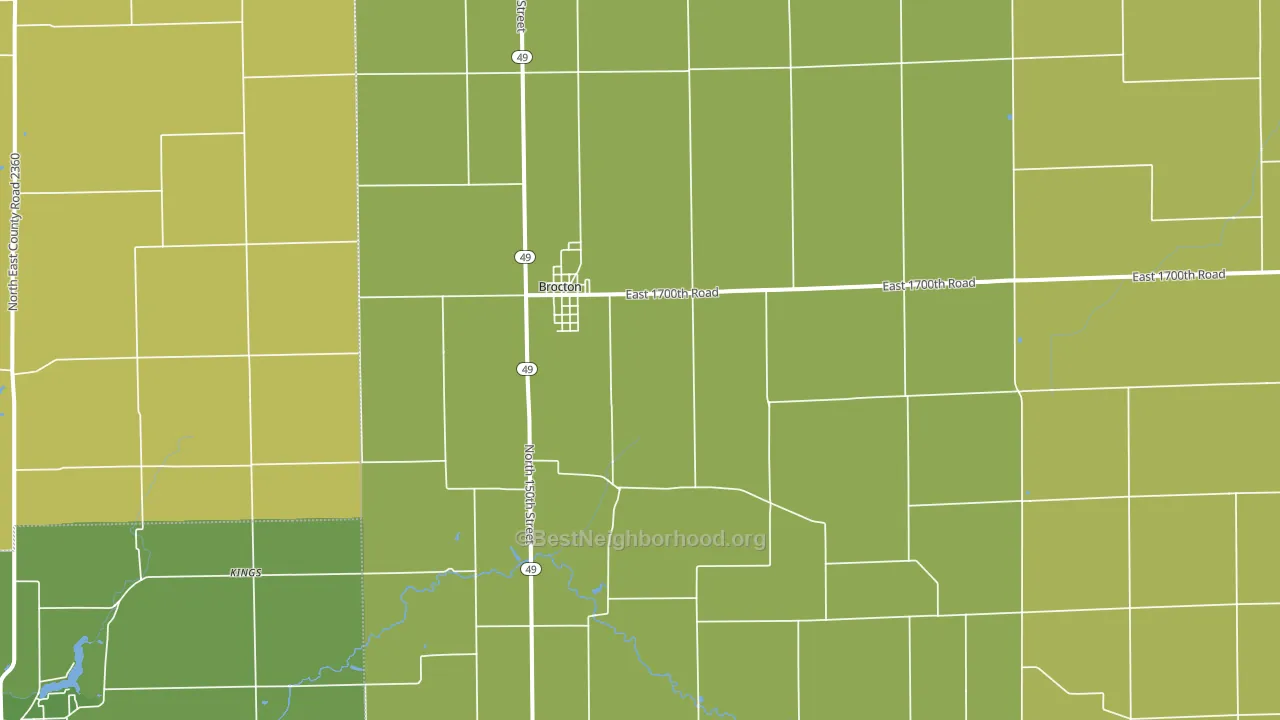 61917, IL block-group voter-turnout map