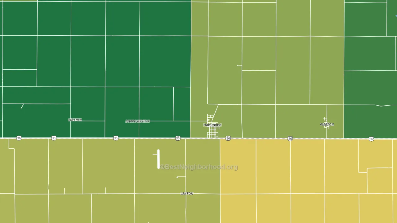 61929, IL block-group voter-turnout map