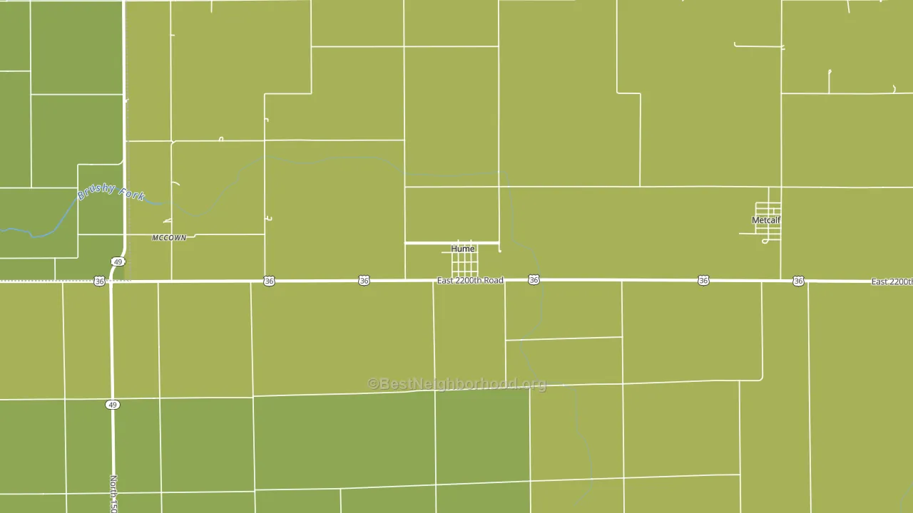 61932, IL block-group voter-turnout map