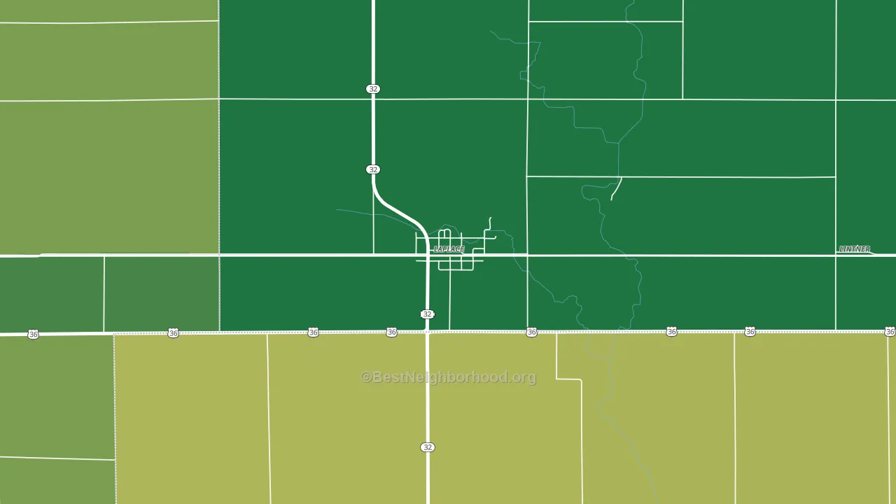 61936, IL block-group voter-turnout map