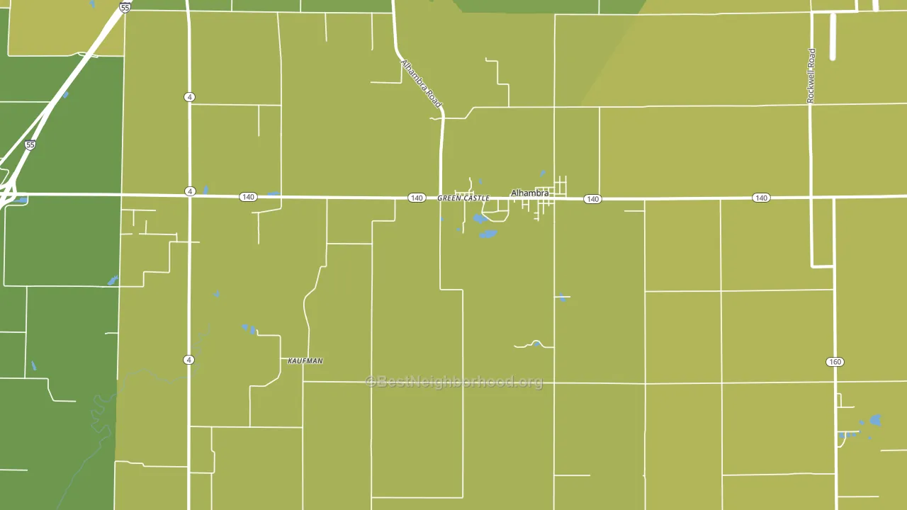 62001, IL block-group voter-turnout map