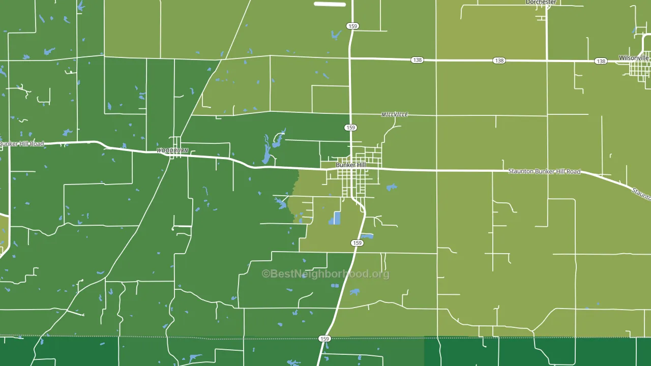 62014, IL block-group voter-turnout map