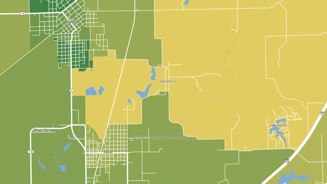 62023, IL block-group voter-turnout map