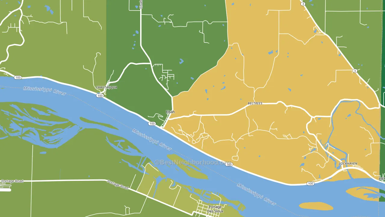 62028, IL block-group voter-turnout map