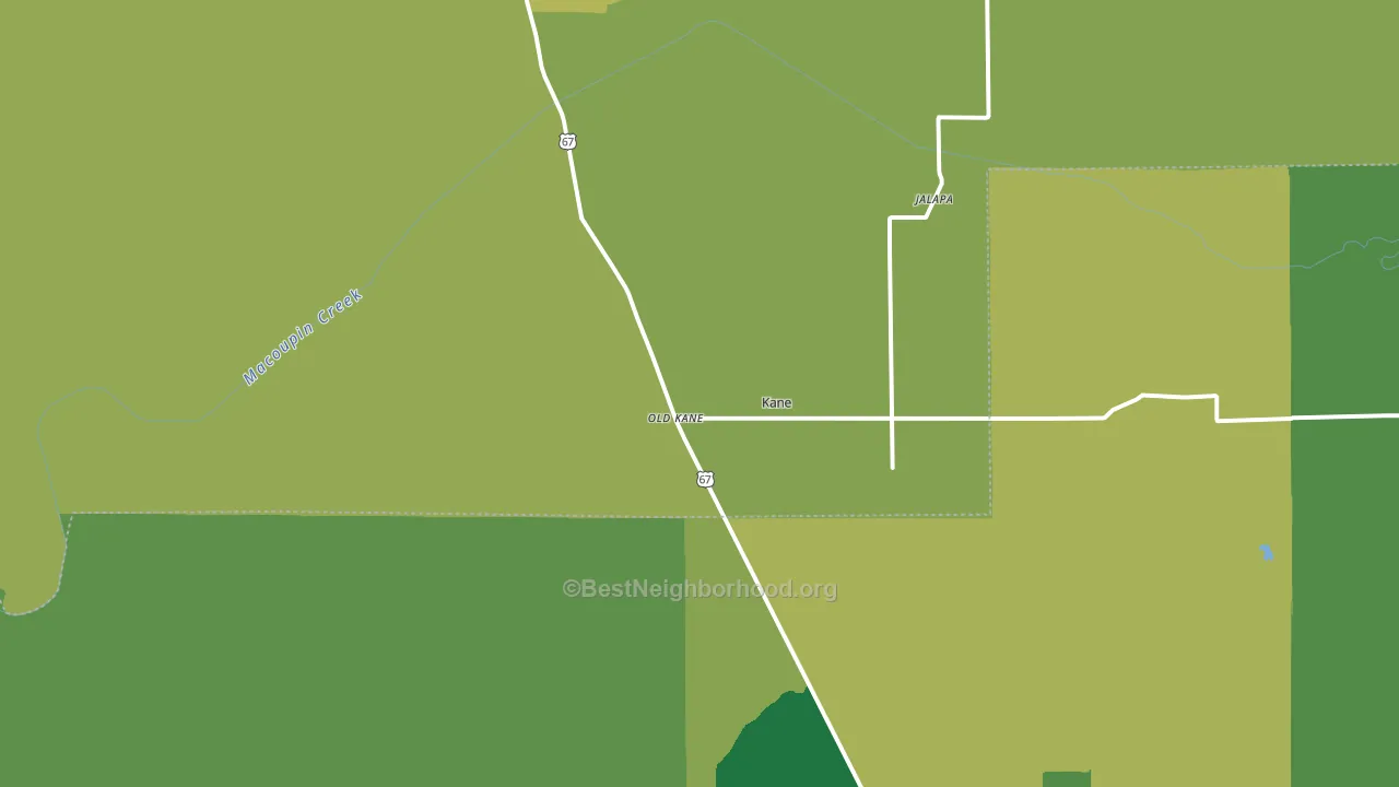 62054, IL block-group voter-turnout map
