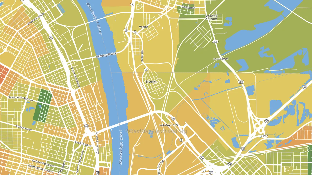 62059, IL block-group voter-turnout map