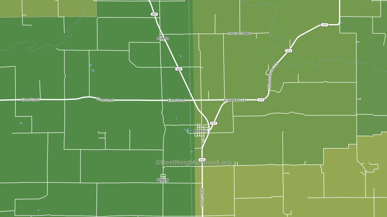 62063, IL block-group voter-turnout map