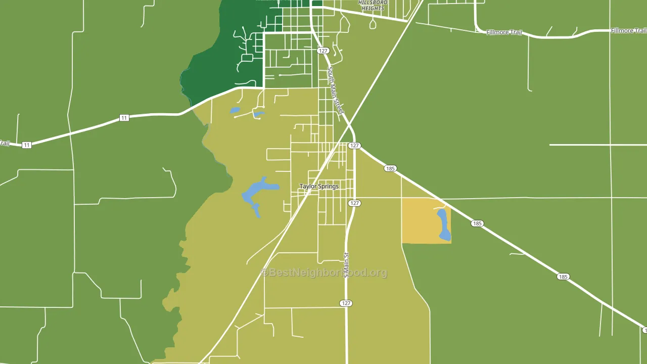 62089, IL block-group voter-turnout map