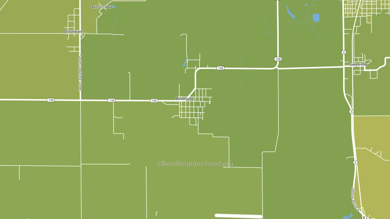 62093, IL block-group voter-turnout map