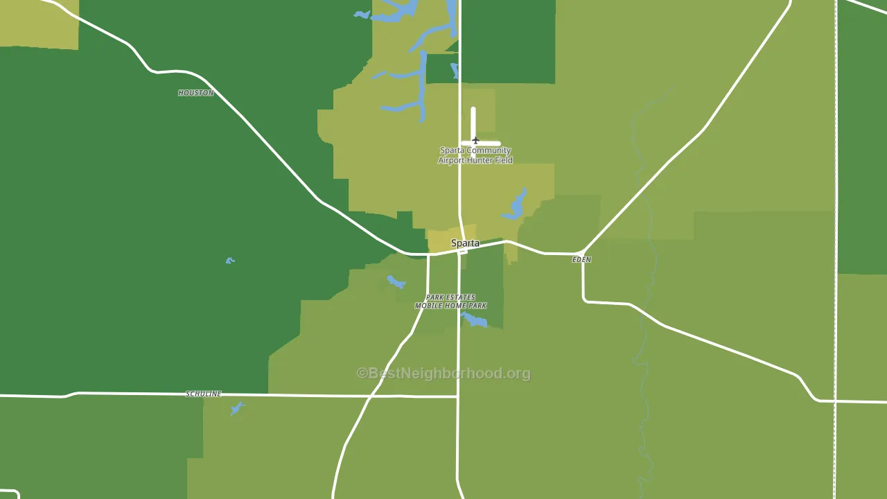 62286, IL block-group voter-turnout map