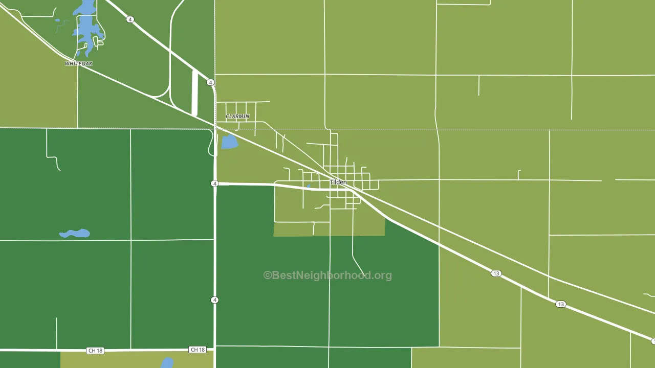 62292, IL block-group voter-turnout map