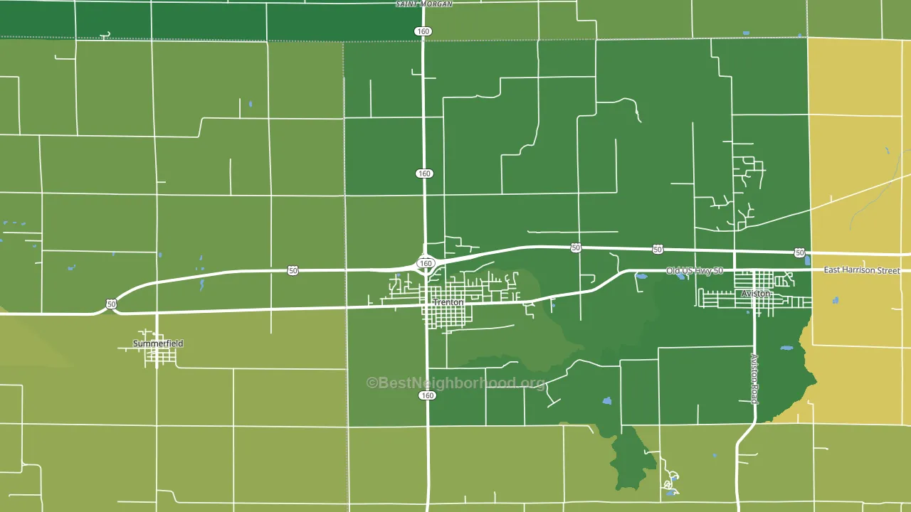62293, IL block-group voter-turnout map