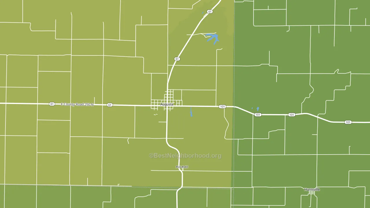 62311, IL block-group voter-turnout map