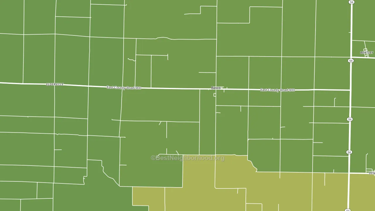 62313, IL block-group voter-turnout map