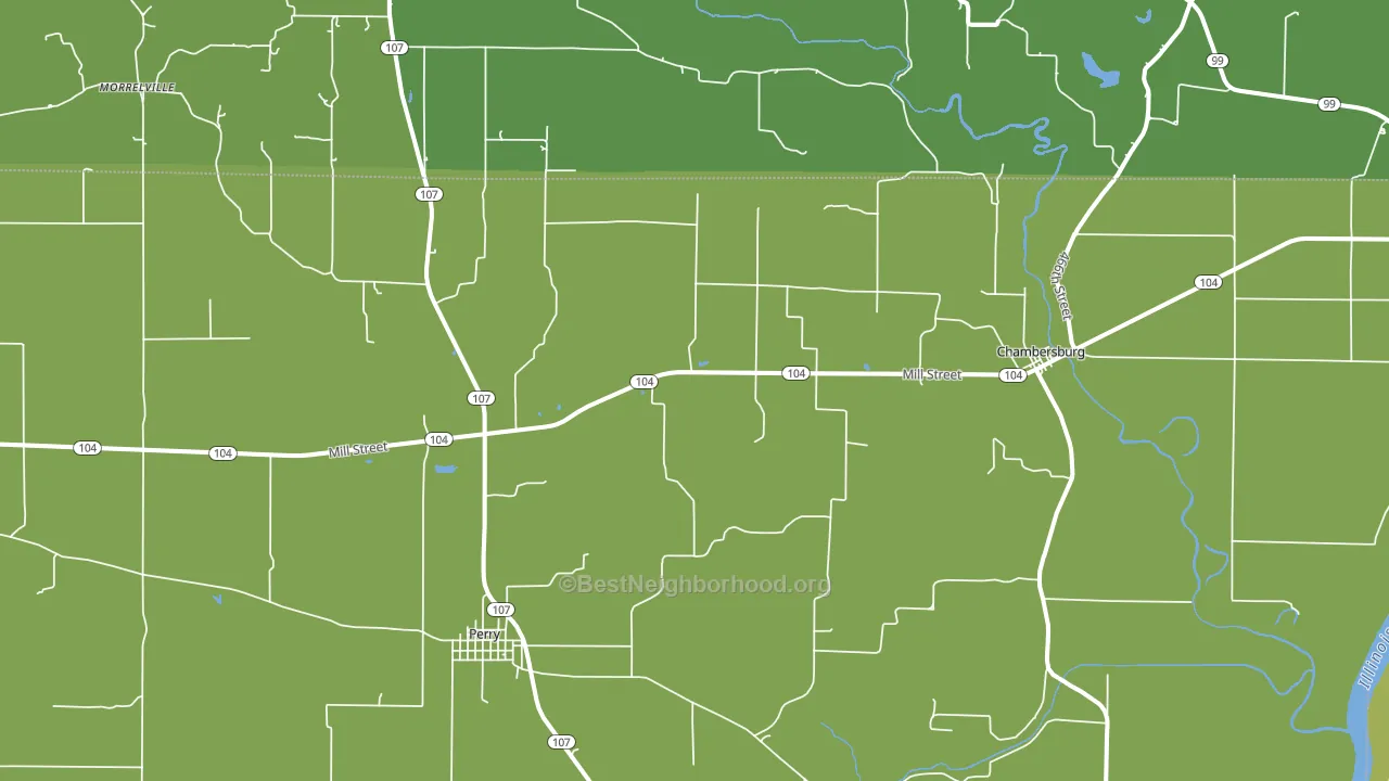 62323, IL block-group voter-turnout map