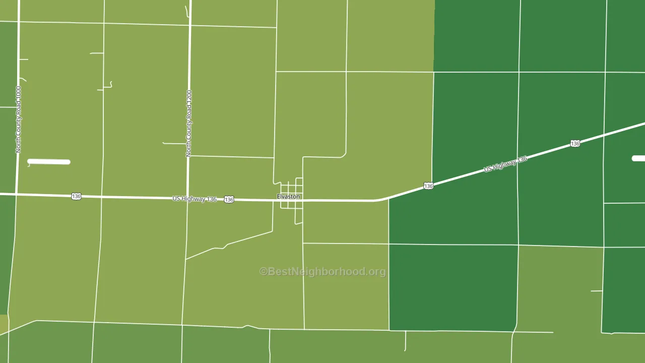62334, IL block-group voter-turnout map