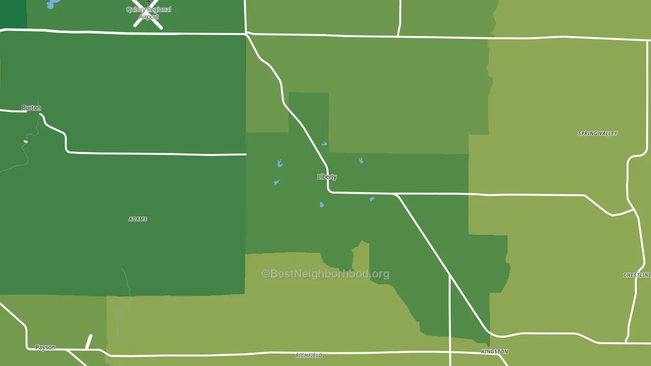 62347, IL block-group voter-turnout map