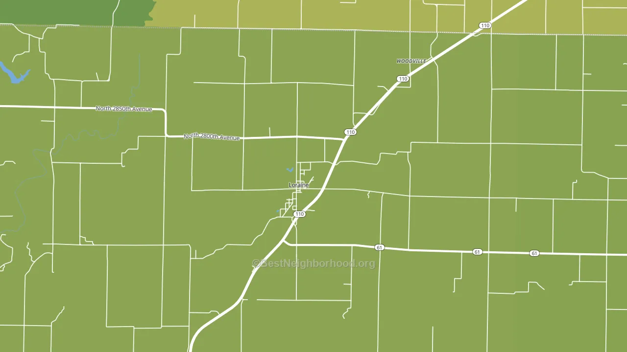 62349, IL block-group voter-turnout map