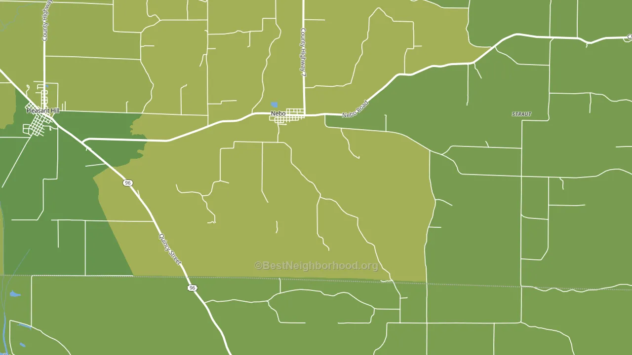 62355, IL block-group voter-turnout map