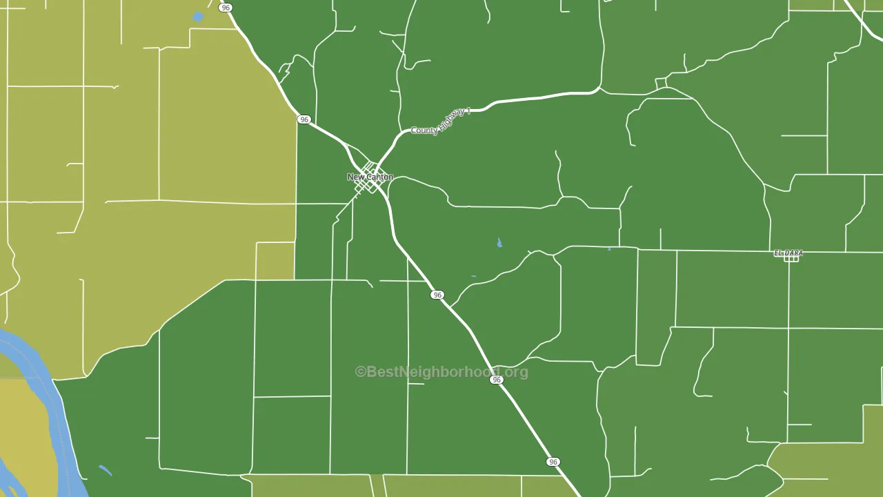 62356, IL block-group voter-turnout map