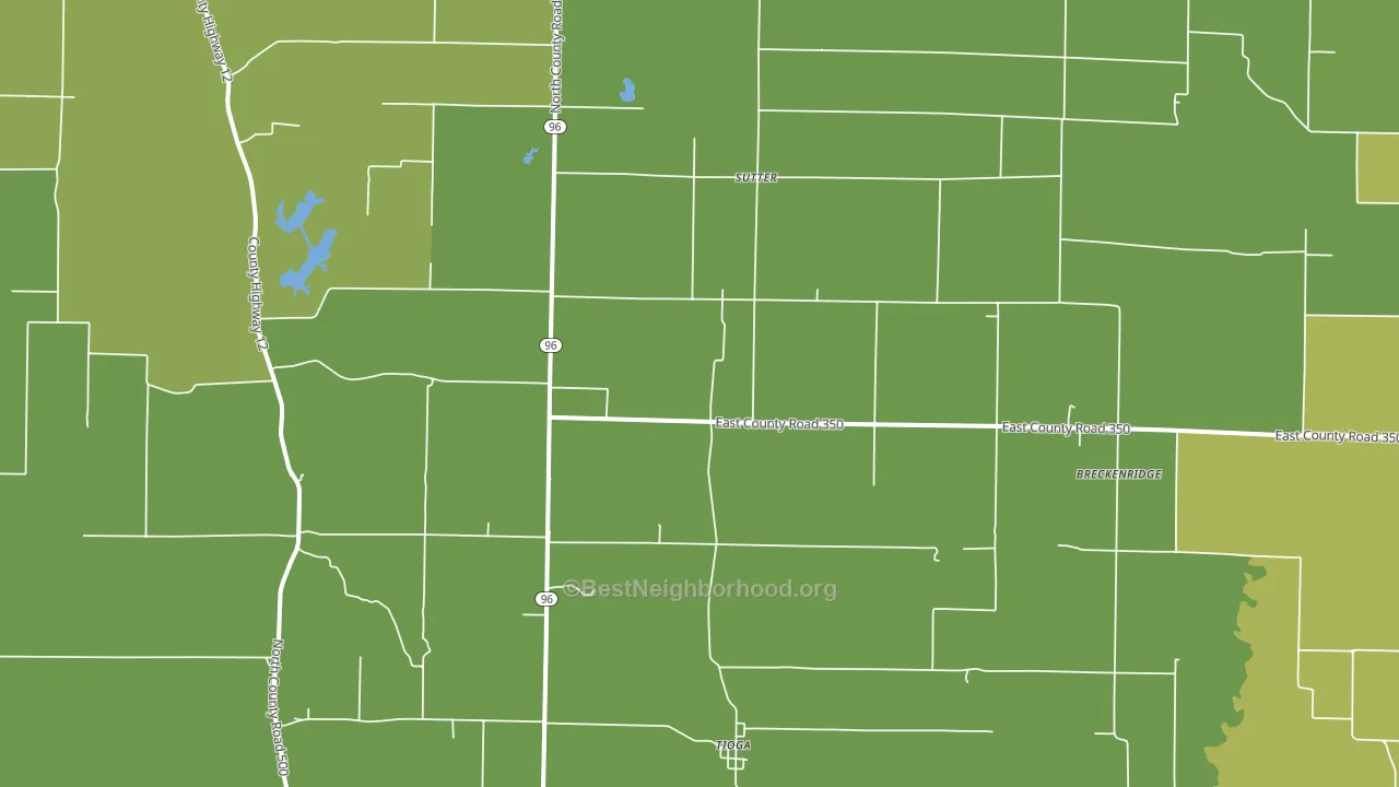 62373, IL block-group voter-turnout map