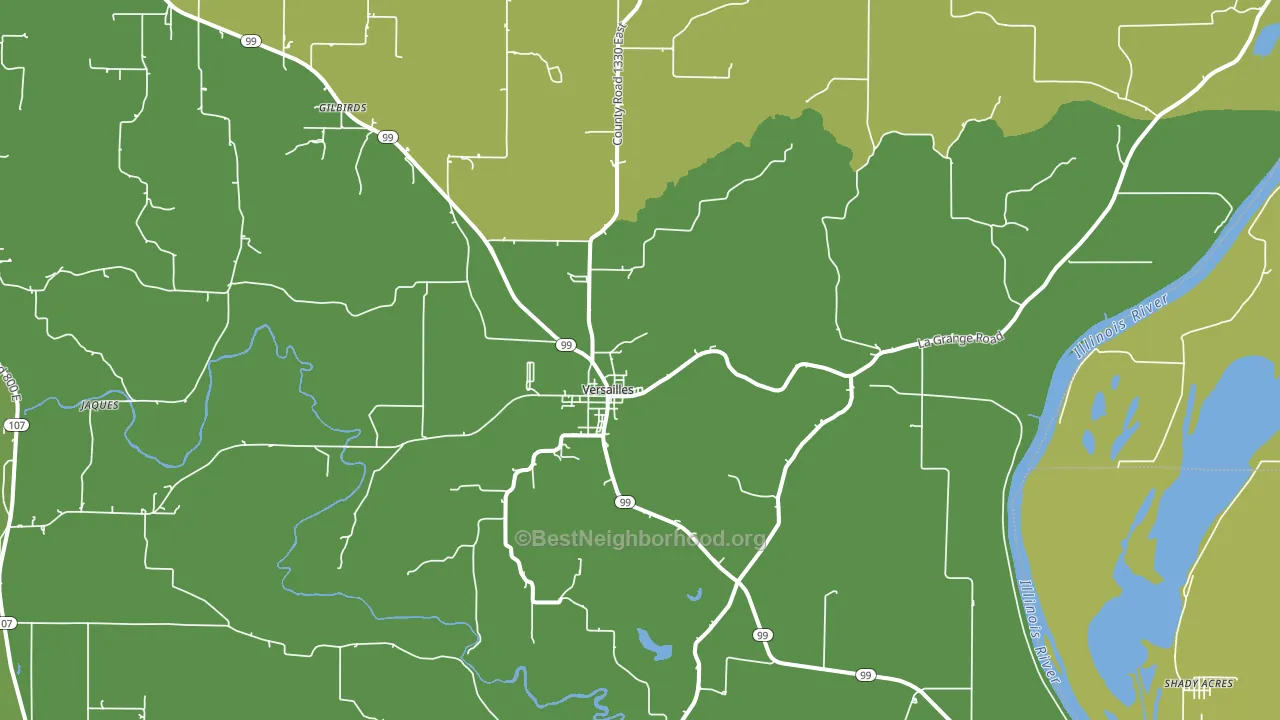 62378, IL block-group voter-turnout map