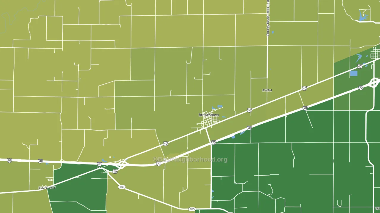 62418, IL block-group voter-turnout map
