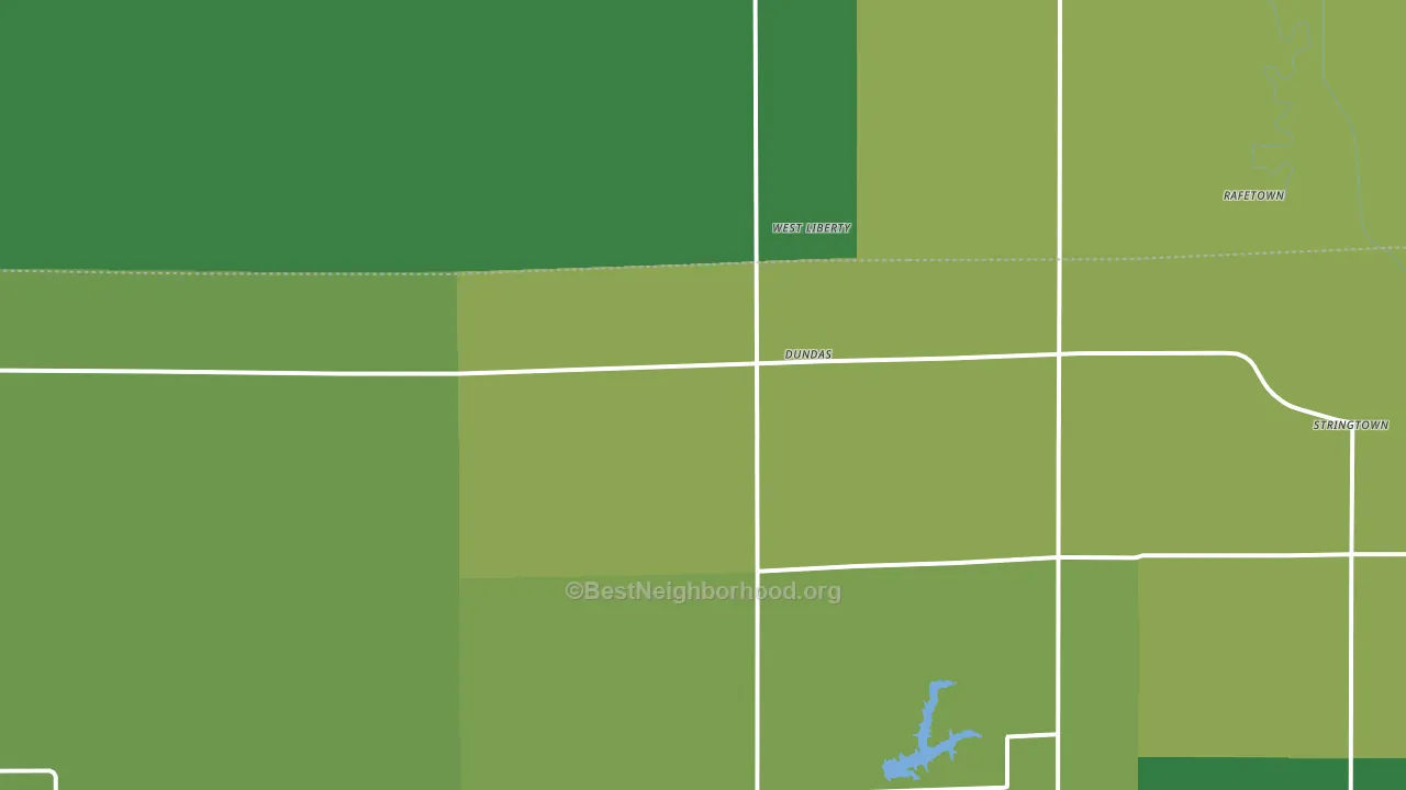 62425, IL block-group voter-turnout map