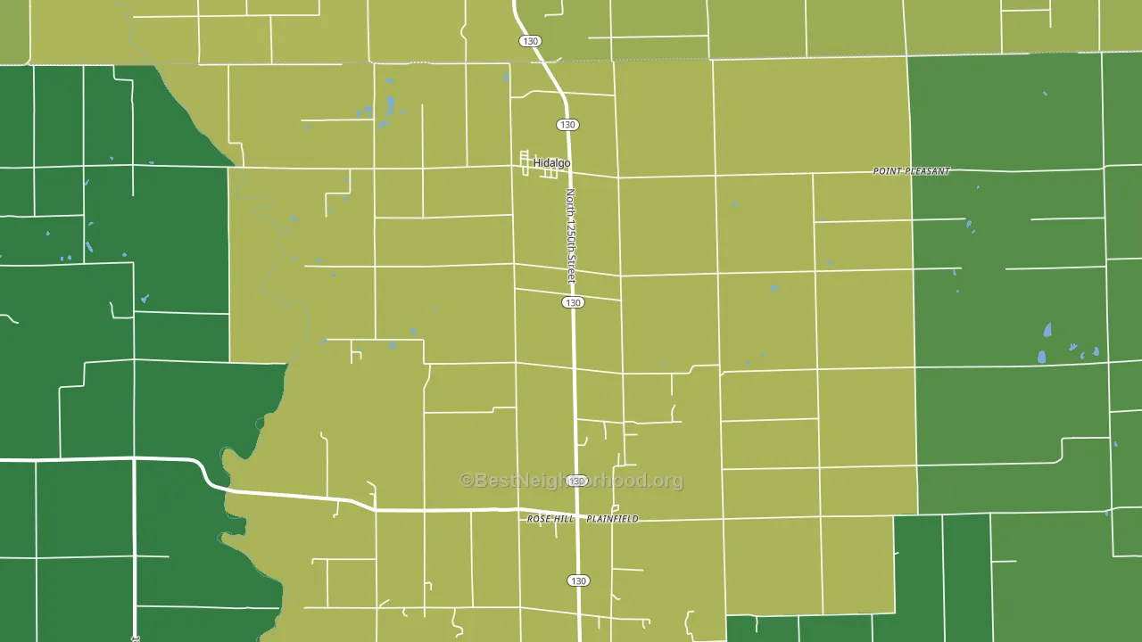 62432, IL block-group voter-turnout map