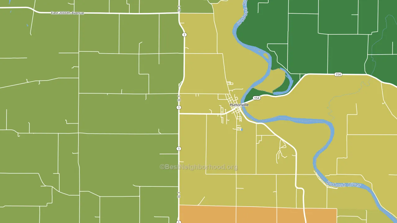 62433, IL block-group voter-turnout map