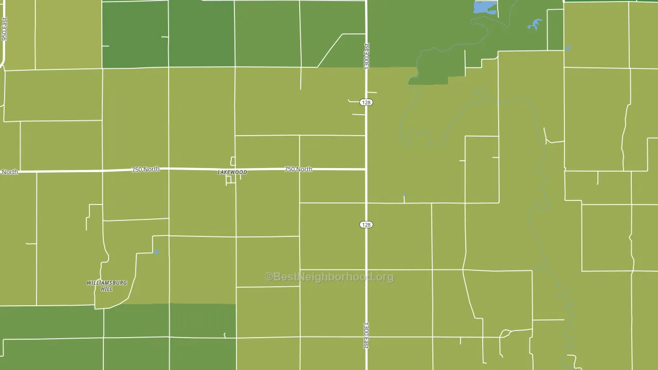 62438, IL block-group voter-turnout map