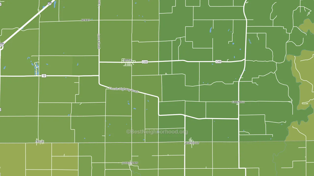 62440, IL block-group voter-turnout map