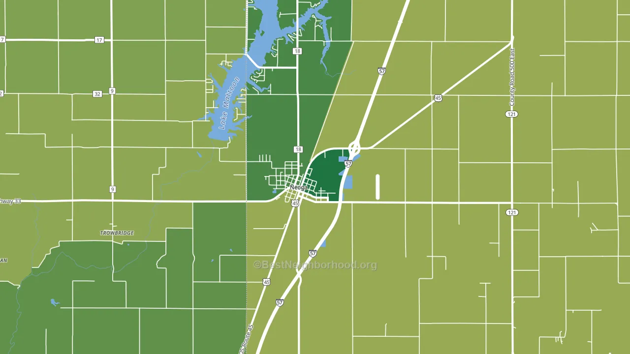 62447, IL block-group voter-turnout map