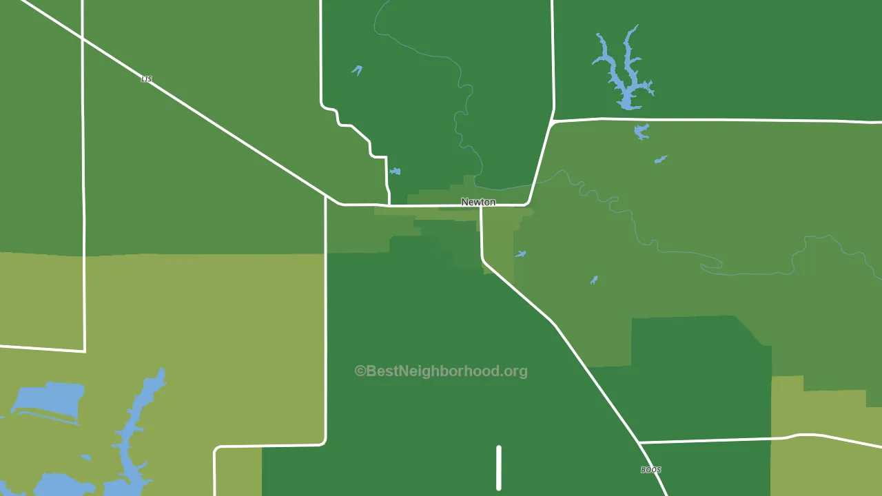 62448, IL block-group voter-turnout map