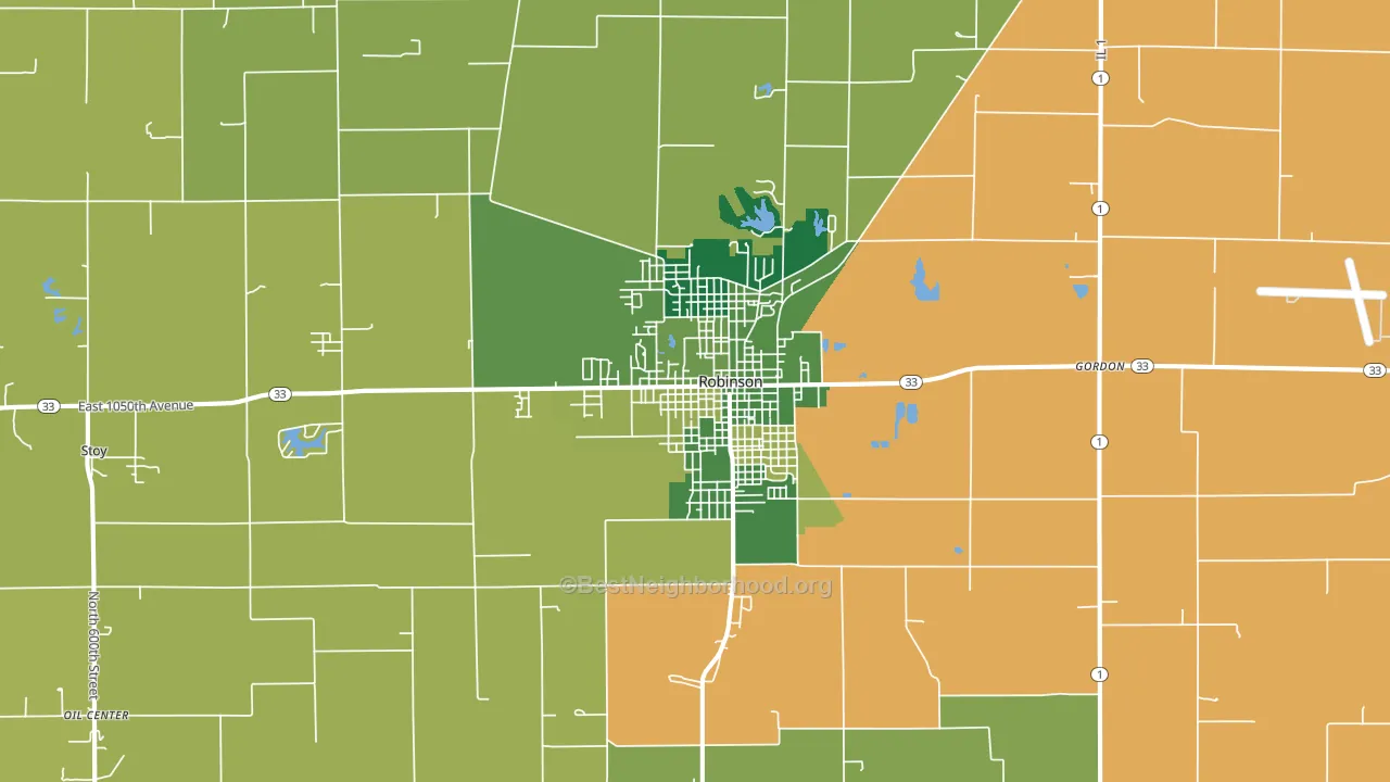 62454, IL block-group voter-turnout map