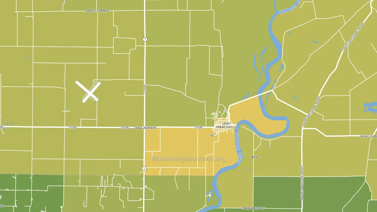 62460, IL block-group voter-turnout map
