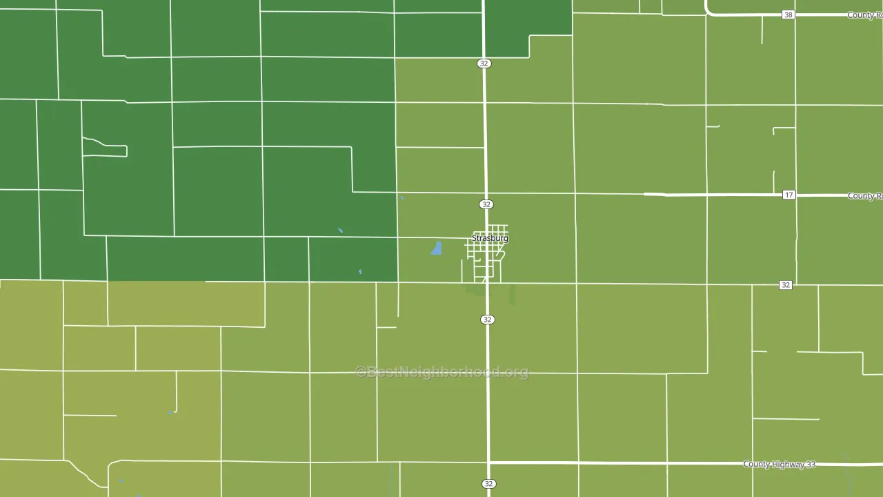 62465, IL block-group voter-turnout map