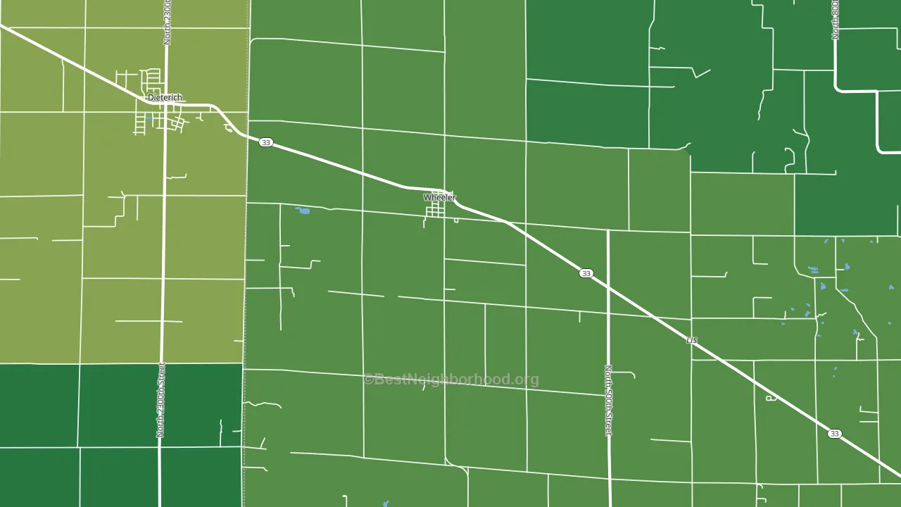 62479, IL block-group voter-turnout map