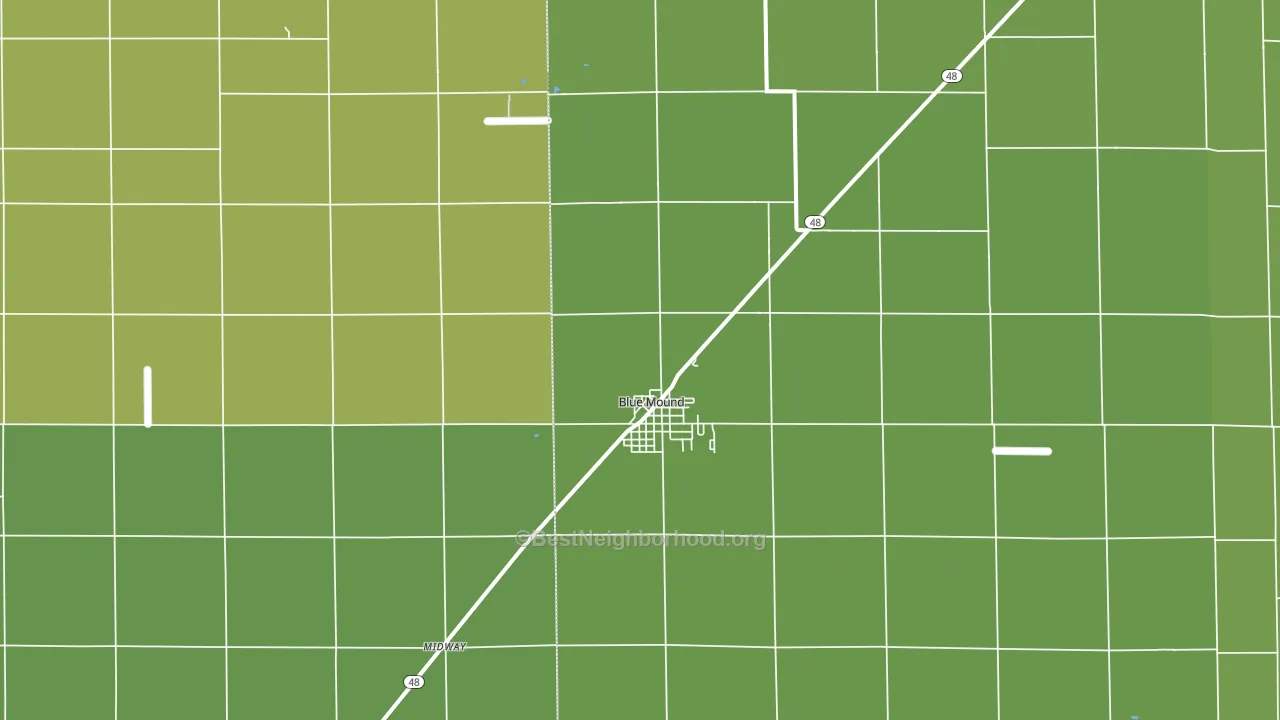 62513, IL block-group voter-turnout map