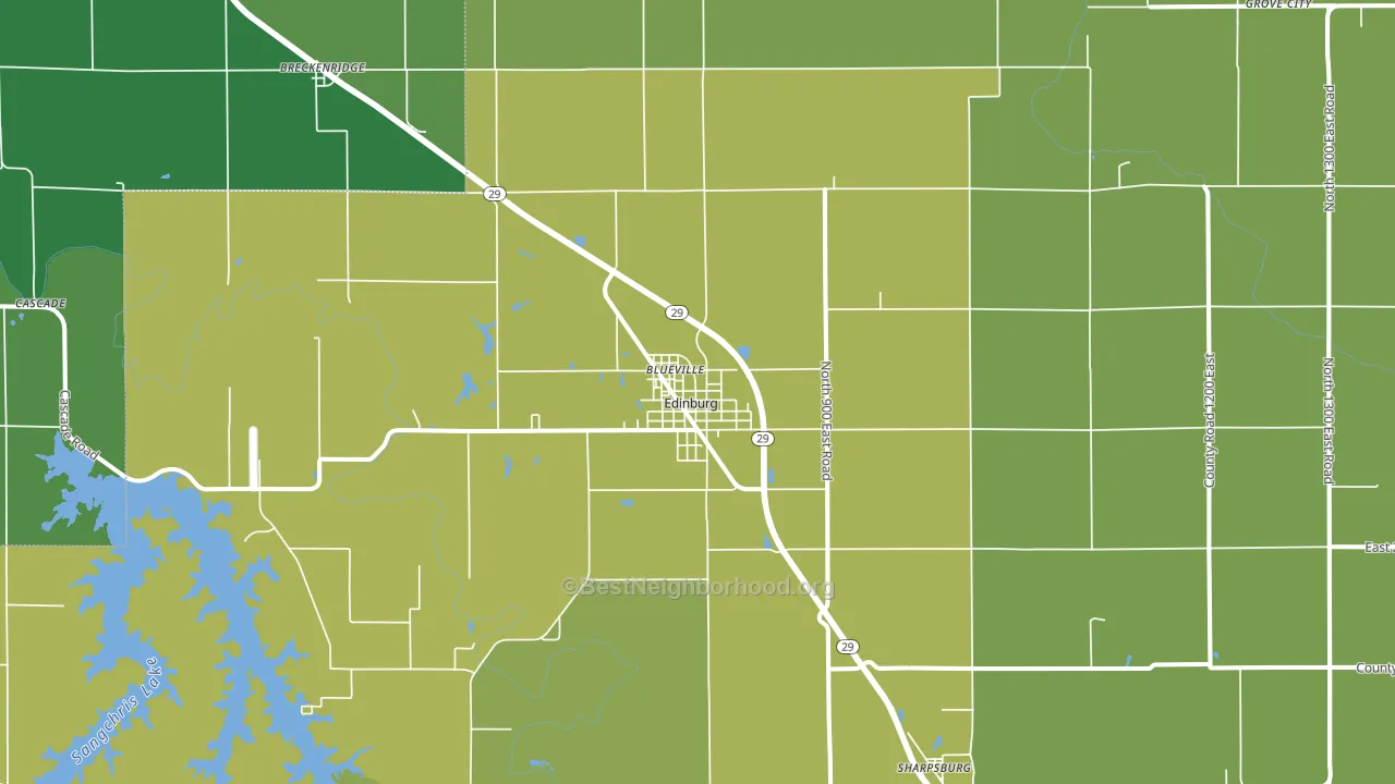 62531, IL block-group voter-turnout map