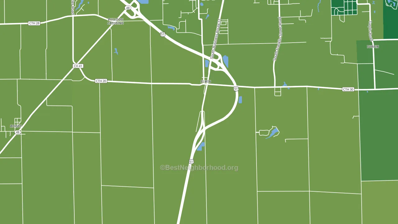 62532, IL block-group voter-turnout map