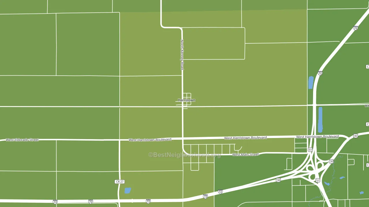 62537, IL block-group voter-turnout map